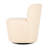 Boucle Swivel Accent Chair With Textured Upholstery