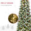 Arbre de Noël artificiel pré-éclairé enneigé-48818406