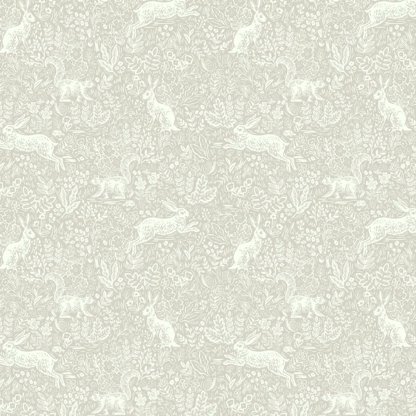 Rifle Paper Co. Fable Wallpaper Double Roll, Linen
