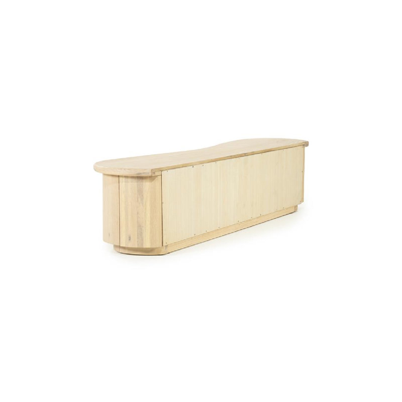 Josh 5-Door Media Unit, Natural, 17"H x 71"L x 17"W