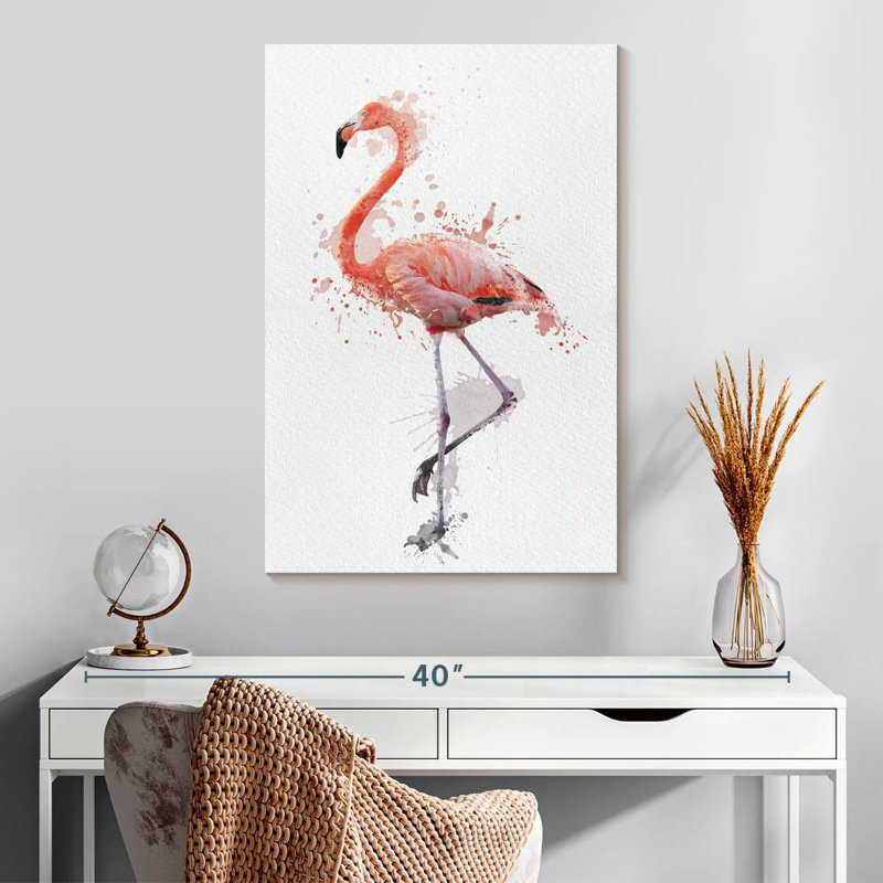 Flamant rose Brampt, H 30 po x l 20 po