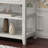 American Country Style Console Table - Antique White Wood Frame Sofa Table For Vintage Home Decor