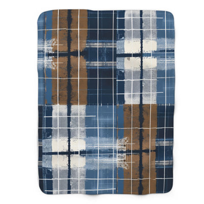 Plaid Old - 1 Piece Premium Blanket