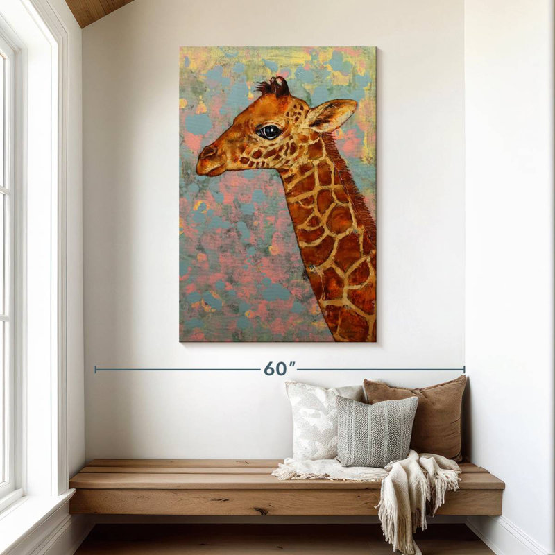 Bébé girafe Brampt, H 48 po x l 32 po