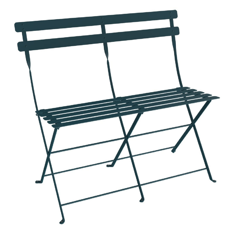 Bistro Outdoor Bench, Acapulco Blue