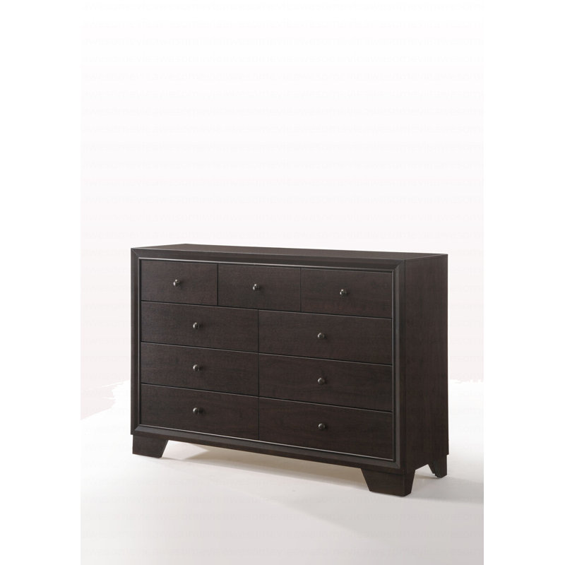 Commode moderne à finition espresso