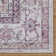 Samira Tiefi Pink Ivory Multi Machine Washable Traditional Medallion Indoor Area Rug, Flat Pile for Living Room & Bedroom