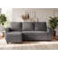 3 Seater Linen Blend Sofa Bed-822452266