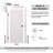 Dome DIY-Friendly Single Prehung Interior Door-91672485-91672486