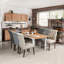 Timothee Extendable Solid Wood Base Dining Table