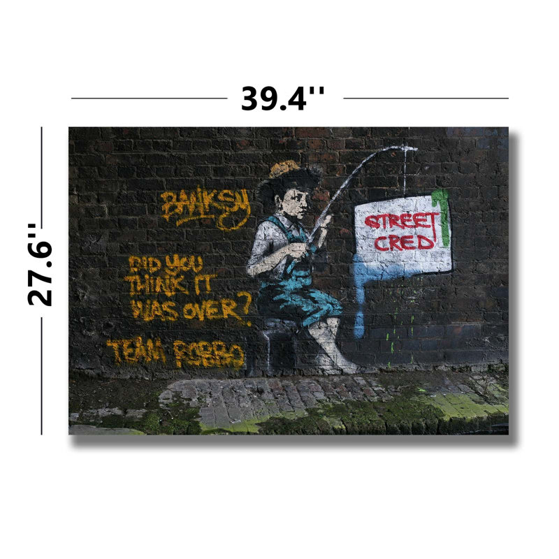 Art mural sur toile Street Cred Graffiti