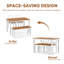 Solid Wood Top Dining Set
