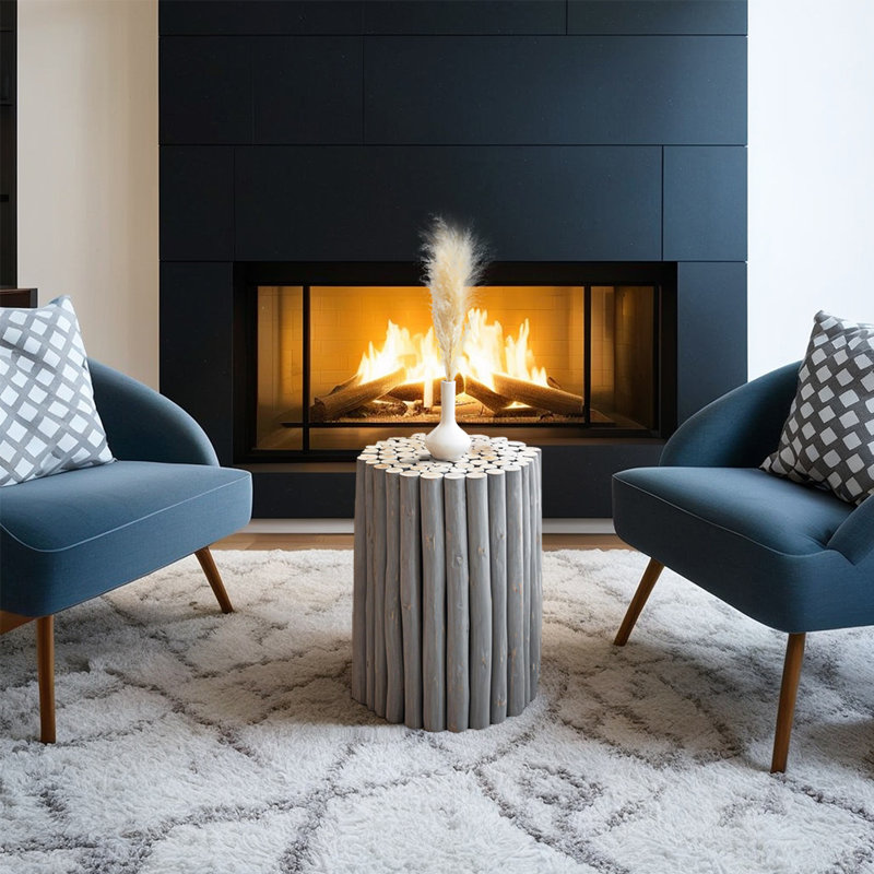Donevan End Table, Gray