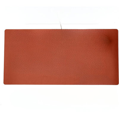 Tapis de bureau pour organisateur de câbles brun selle 35 x 17 pouces de qualité supérieure pour tapis de bureau à domicile