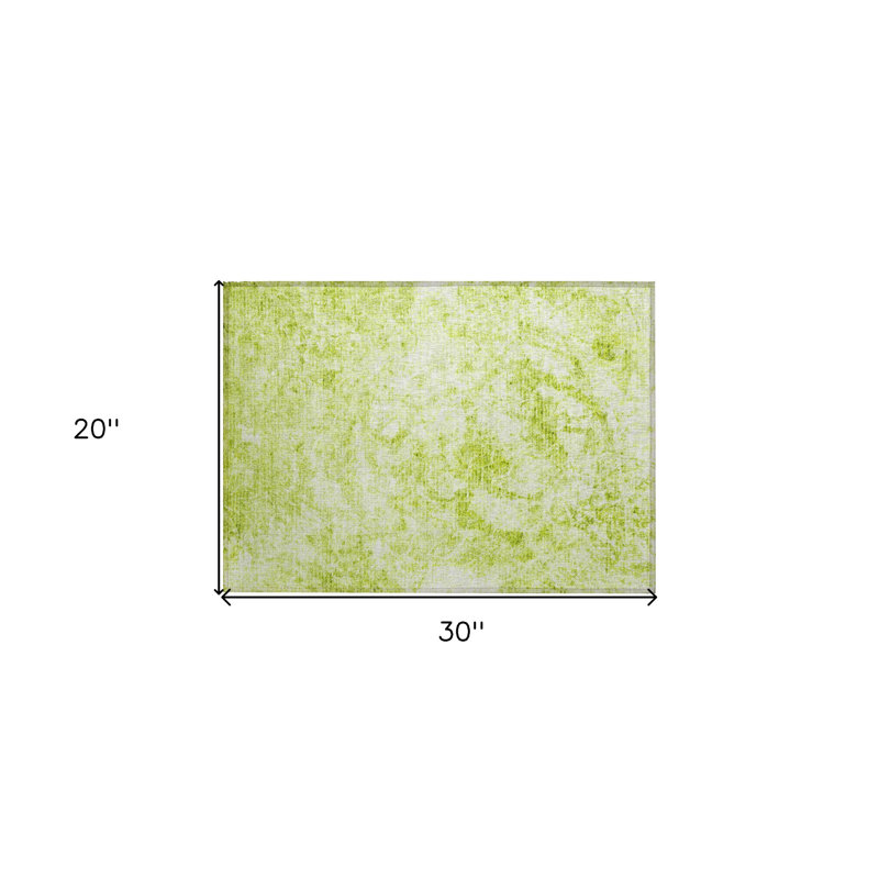 Tapis extérieur lavable antidérapant 2 pi x 3 pi vert lime