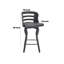 Tabouret de bar ou de comptoir pivotant Aldborough en similicuir, bois cintré et métal-1478002121-1478002122-1577242857