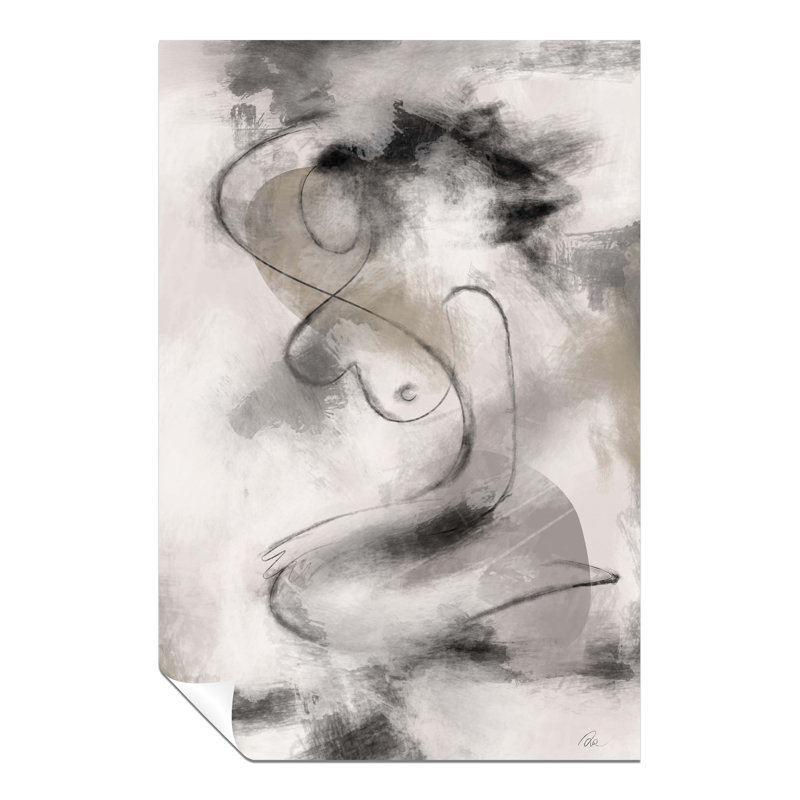 Panther Print Fine Art Prints Woman Nude Art Abstract Painting Artistic Unframed Poster, Pictures for Home Walls, Bedroom, Living Room & Bathroom Decor 1 Piece Wall Art