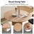 Round Pedestal Dining Set with Windsor Dining Chair-1843296279