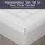 Coussin-plateau surmatelas Macy - peluche et support pour piquage à carreaux cloisonnés couette et canard lit avec matelas en plumes avec gousset et housse en coton-350217772-320450331