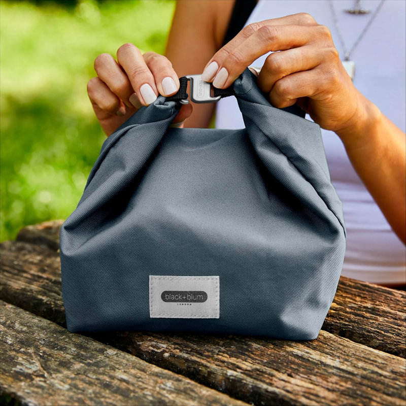 Black+Blum Polyethylene Insulated Lunch Bag, Slate