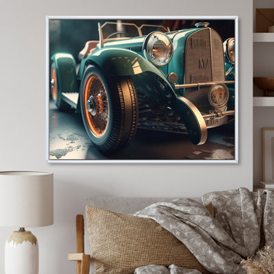 «Vintage Oldtimer Classic Car Elegance I», reproduction sur toile