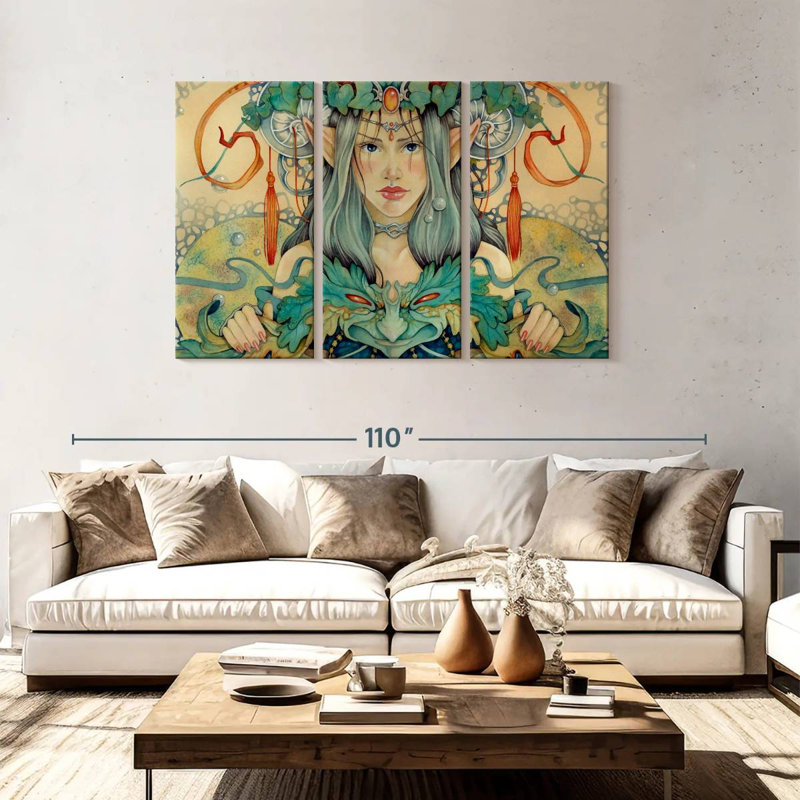 Leisha Calypso, 48" H x 74" W