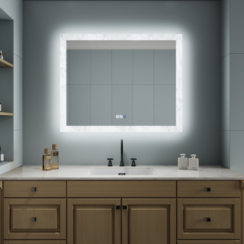 Miroir de salle de bain Viha, 32 po x 40 po