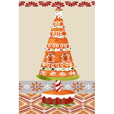 Gingerbread Wonderland II by Melissa Wang - Wrapped Canvas Print