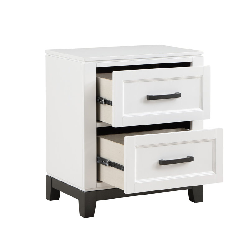 Table de chevet moderne, table de chevet, table de bout, pour chambre à coucher, vestibule de salon, Blanc