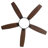 Cissline 52" Wet Plug-in Outdoor/Indoor Ceiling Fan with Light and Remote, IP65 Waterproof for Patio/Porch