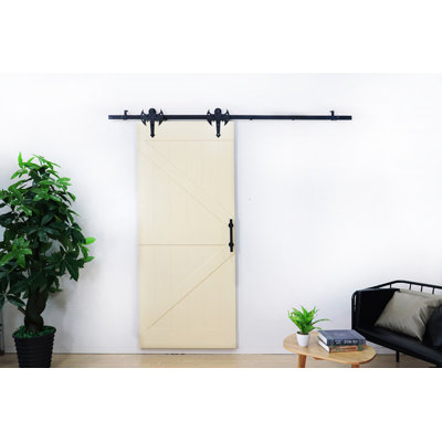 Mast Single Door Barn Door Hardware Kit Standard Single
