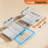 Dish Drying Rack - Expandable Rack, Large Capacity Dish Drainer for Kitchen Counter, Rust-Proof with Utensil Holder, Gray