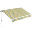 Auvent de terrasse rétractable en polyester Outsunny-98552289-98552290