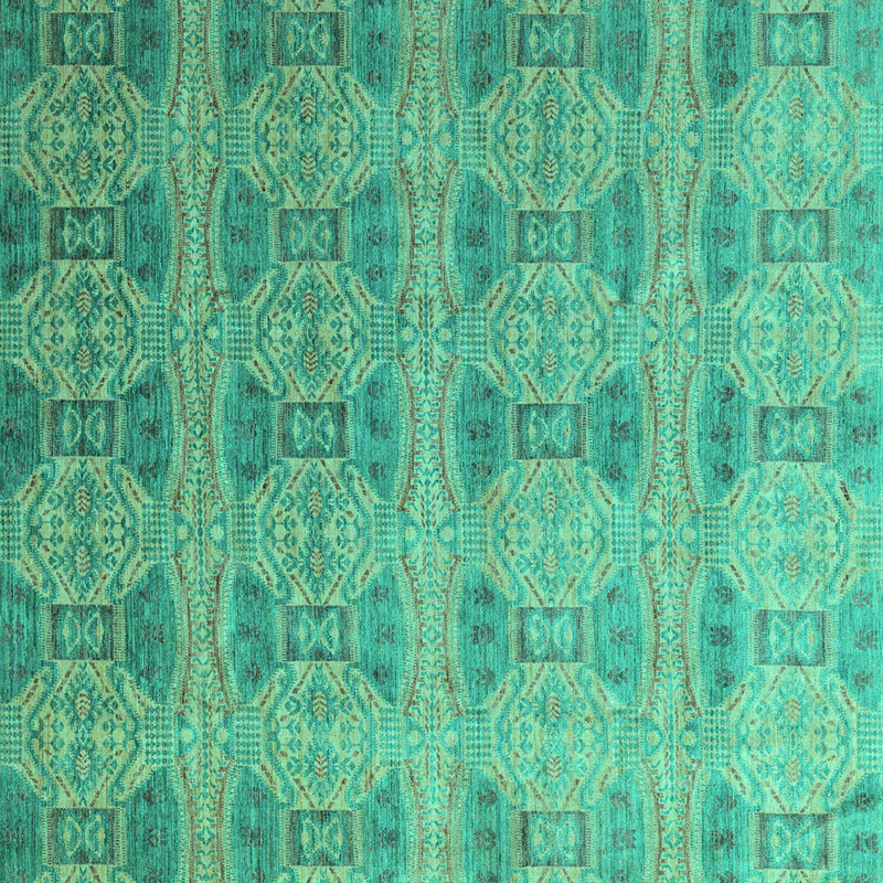 Washable Oriental Indoor Rug, Square 5'