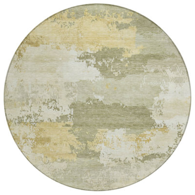 Machine Washable Indoor/Outdoor Karr ACN2372 Abstract Rug