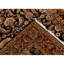 Hand-Knotted High-Quality Black and Red Area Rug