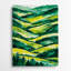 Watercolor Landscape 88 Green Metal Wall Art-1923662083