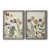 Toile avec cadre gris