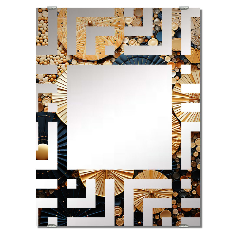 Elegant Paint Explosions - Miroir mural feux d'artifice MIR133997, 32 po x 24 po