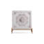 Retro White Solid Wood Sideboard