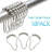 Corner Shower Curtain Rod,L Shaped 40-60" x 40-60"with Ceiling Support