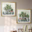 Christmas Gingham I - ensemble de 2 reproductions d'art sur toile tendue-2001614665-2001614671-2001614667