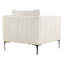 Ensemble de 2 fauteuils rembourrés en cuir véritable Rae-115950858