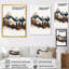 «Brown Black Dancing On the Mountain Horizons», art mural sur toile, paysage brun encadré-1163306156-1163306155-1163306153