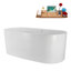 Baignoire autoportante 59 "avec drain interne Streamline-102144677