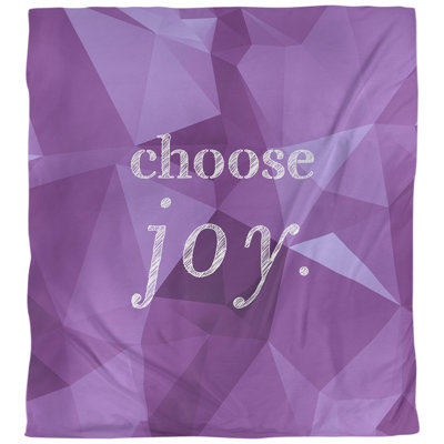 Housse de couette simple choose joy quot