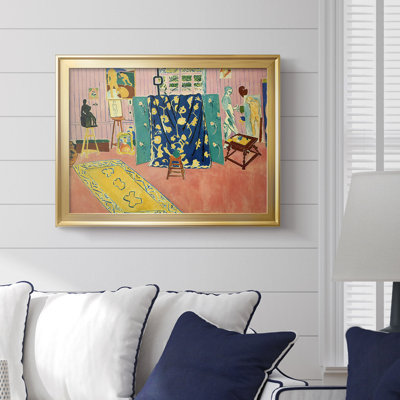 «The Pink Studio» (L'Atelier Rose) - Henri Matisse - Toile tendue avec châssis encadré - 1911