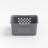 IRIS Medium Plastic Storage Baskets, Gray-901997869