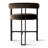 Modern 24" Upholstered Velvet Arm Counter Stool-1665897496