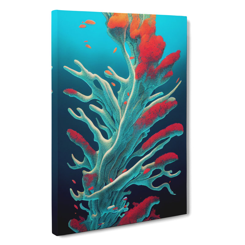 XC1022-1776X Dazzling Coral Reef - Wrapped Canvas Print, 50cm H x 35cm W x 3cm D